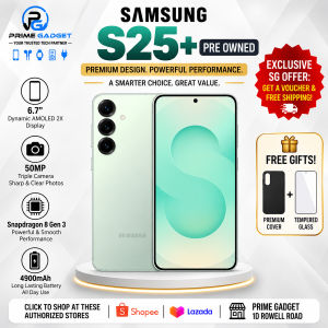 Samsung Galaxy S25+ Pre-Owned Smart Phone 6.7" Dynamic AMOLED 256GB 512GB With Warranty & Free Gift