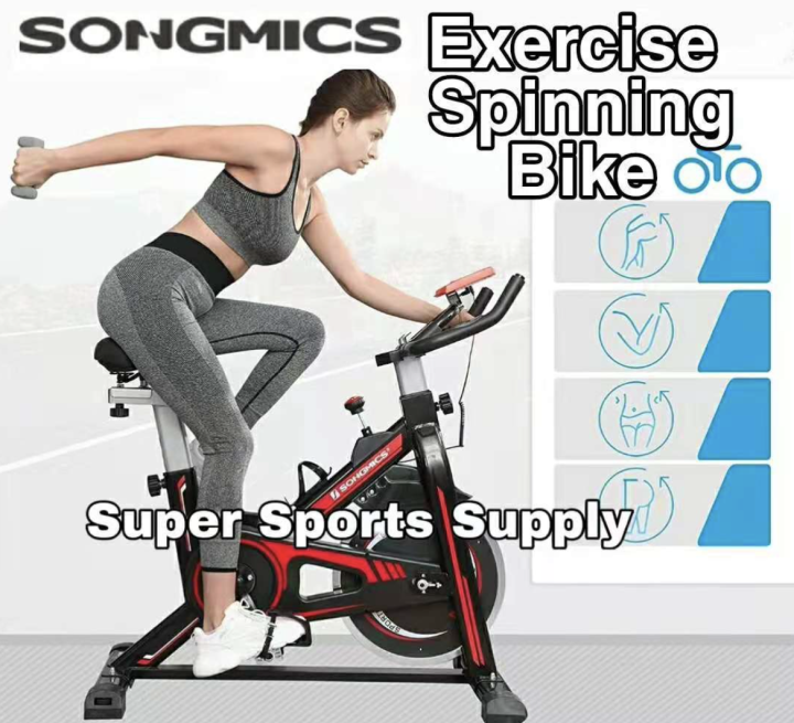 Songmics Luxury Exercise Bike Cycling Bike Indoor cycling Spin Bicycle Lazada