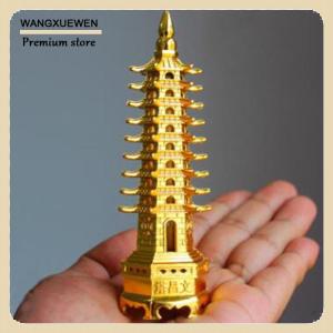 [COD] Zinc Alloy Feng Shui Education Tower Levels Wen Chang Pagoda Desktop Ornaments