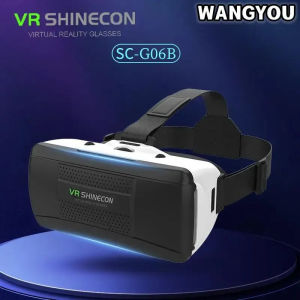 NEW COD Shinecon G06B Kacamata VR Box IMAX Virtual Reality 3D Untuk Semua HP For IOS Android+ Remote