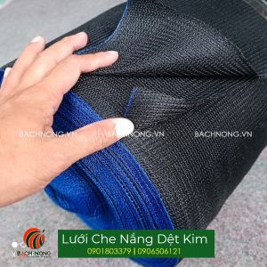 Lưới Che Nắng Dệt Kim Đài Loan Màu Đen Rộng  2m