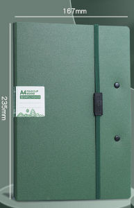 File Contract Storage Folder A4 File Folder Thickened Document Storage Folder Large Capacity Contract Record Paper Storage Bag