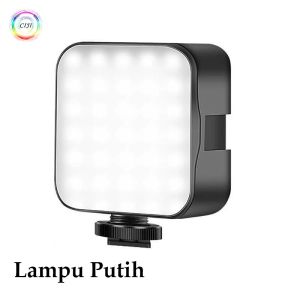 CIJI Mini Ring Light Multifungsi Warna-Warni dengan Tripod Stand - Lampu LED Ring Light untuk Selfie Stick Tripod dan Aksesori Kamera