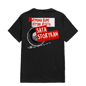 Kaos Dewasa Pria Dan wanita | Kaos Tangan Pendek | Kaos "Dimana Bumi Dipijak Disitu saya Setorykan"