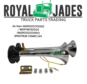 1pc Air Horn for SINOTRUK HOWO 24V WG9000270002 + WG9718710003 (WG9000270001)