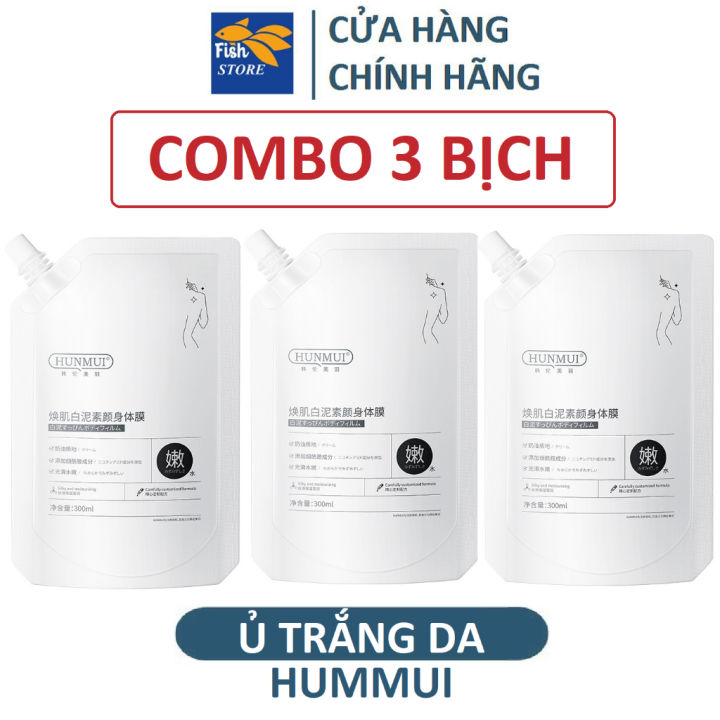 COMBO 3 Bịch Kem Ủ Trắng HunMui Nội Địa Trung nhà FISHVN | Lazada.vn