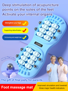 Upgraded Dual Magnet Foot Massager Acupressure Meridian Stimulation Deep Tissue Relaxation for Improved Circulation Magnetic Foot Massager