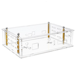 Acrylic Case For Banana Pi OpenWrtOne Board Offering Secure Mounting And Easy Access To Interfaces