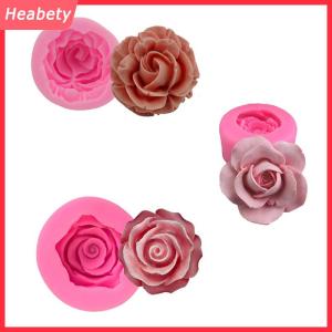 Heabety  3D hoa hồng hình dạng Silicone fondant xà phòng bánh KHUÔN CUPCAKE nướng công cụ