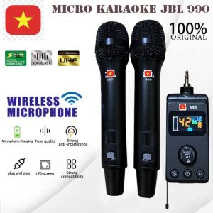 Micro Đa Năng Bluetooth 5.0 Cao Cấp Jb-990 New - Kết Nối  Xe Oto Hát Karaoke  Loa Bluetooth Tivi Karaoke Gia Đình.