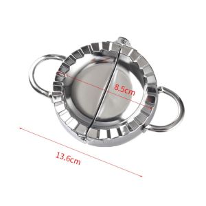 JACAUY Home Stainless Steel Multi-size Dumpling Skin Dumpling Maker Dough Mould Dumpling Mold