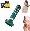 Ascily Cellulite Wand, Cellu - Anti-Cellulite Massager, Ascily Anti Cellulite Remover, Handheld Anti Cellulite Massager Tool with 12 Suction Modes，Cellulite Remover for Legs Belly Butt (Green). 