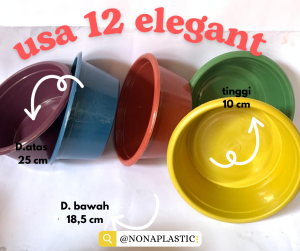 Waskom usa 12 Elegant Modern serbaguna paket 1 pcs - paket 200 pcs