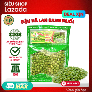 ĐẬU HÀ LAN RANG MUỐI TÂN LỘC PHÁT BỊCH 100G