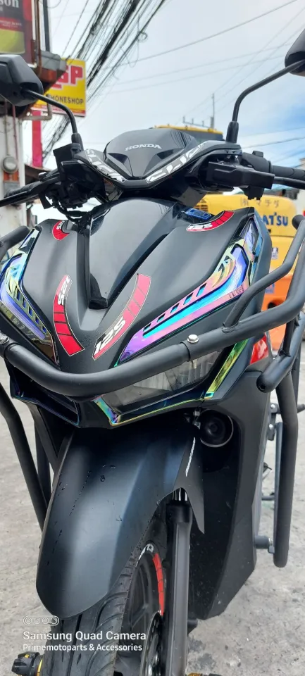 Color Honda Click 125i Matte Black Pink DecalHaus Game Changer