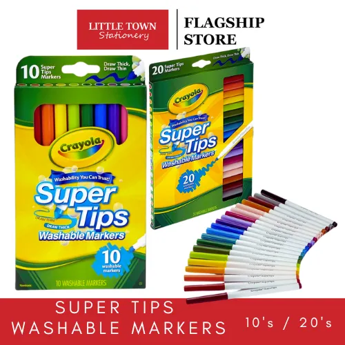 Crayola Super Tips Washable Thick Washable Markers Crayola Super
