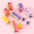 Penghapus Pensil Motif Buah Fruits Eraser, penghapus aesthetic, penghapus lucu. 