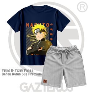 Setelan Kaos Baju Distro Celana Fleece Anak Laki-Laki Perempuan Bahan Katun 30s Premium Tebal & Tidak Panas