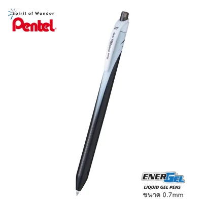Pentel ปากกาหมึกเจล เพนเทล Energel Slim BL437 0.7mm
