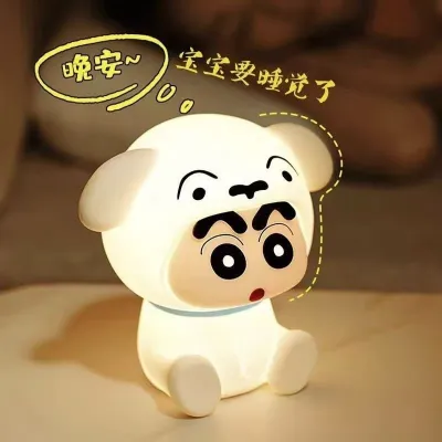 Panda Pat Led Night Light Bubu and Dudu Cute Animal Cartoon Lamp for Kids Bedside Bedroom Living Room Decorative Girl Gifts