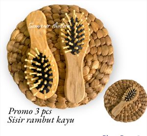 PROMO 3 PCS Sisir Rambut Sikat Wanita Airbag Pijat Anti Rontok Kusut Static Salon