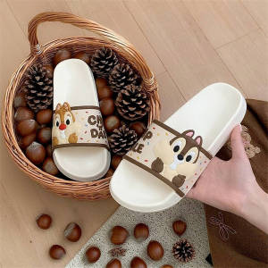 XIXITIAO Non-Slip Slippers Cute Outdoor Cartoon Chichiti One-Word Slippers Home Soft Sole Girly Summer New Style Womens Sandals