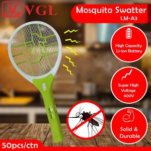 ✔FREE SHIPPING VGL LM-A3 Rechargeable Electric Mosquito Swatter with LED lighting Electrics Kills Mosquitoes and Insects
