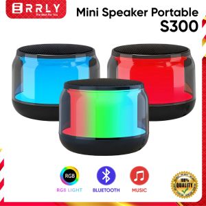 ERRLY Speaker Bluetooth Portable Rainbow Lights LED RGB HiFi Wireless Speker Portabel Mini Music Box S300