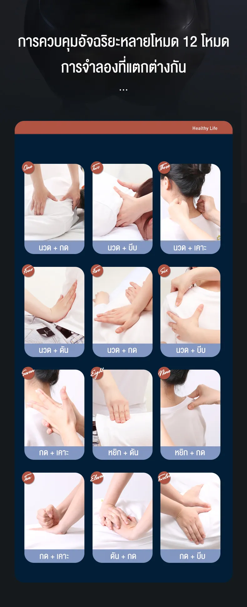 XUTI Q8 เก้าอี้นวดไฟฟ้า รางคู่ SL ปรับตำแหน่งการนวด ฟื้นฟูร่างกาย ผ่อนคลายกล้ามเนื้อ ลดอาการปวดเมื่อย รีโมทภาษาไทย