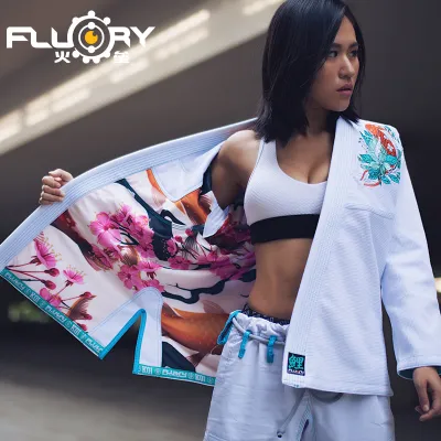 Fire base 2020 new Brazilian Jiu Jitsu Daofu men and women BJJ GI koi fish embroidery judo clothing professional training adults.