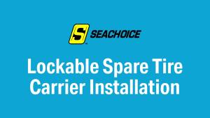 Seachoice Lockable Spare Tire Carrier for Boat Trailer