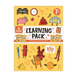 Help With Homework Learning Pack (3+) for Kids With 4 Activity Books