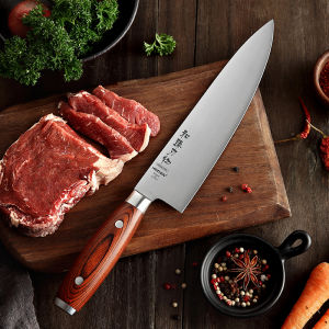 XINZUO HEZHEN B2 1.4116 German Steel Paring knife 3.5 / Vegetables knife / Fruits knife / Kitchenware / Kitchen utensils / Kitchen tools / High quality / Slicing knife / Meat knife / Wooden Handle / Pakka wood / Razor sharp