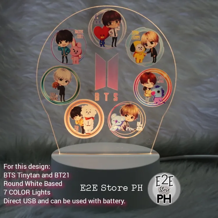 AJA Art Studio BTS JIN The Astronaut Inspired Light Box - Gifts For