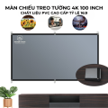 Màn chiếu treo tường 4K - 100inch chất liệu PVC cao cấp tỷ lệ 16:9, dùng cho máy chiếu, loại dày dặn, độ tương phản cao - DCP25. 