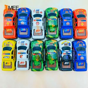 12pcs Party Gift Alloy Cars Police Pickup Truck for Party Gift-Loot bag Filler