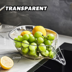 SG【Stock】Multi-functional rice washing basket Vegetable fruit rice grain drainage basket PET household kitchen items