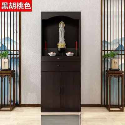 alter cabinet Altar Table Prayer Cabinet Home Shrine Guardian Cabinet Buddha Counter God Of Wealth Buddha StatueWorship Table Altar