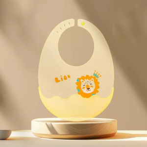 Transparent Silicone Baby Feeding Apron Baby Bib Premium Quality Baby Bib Thick Material With Spillproof Pockets