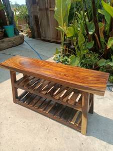 ม้านั่งไม้พฤกษ์ ชั้นรองเท้า ชั้นวางของ ม้านั่งยาว ม้านั่ง ม้านั่งสนาม ม้านั่งสนาม เก้าอี้ยาว เก้าอี้ไม้ยาว เก้าอี้สวน ตกแต่งบ้าน ทนต่อสภาพแวดล้อมได้ดี Bench Wood