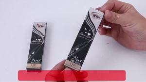 Go Ho Black Liquid Eyeliner StampHeart Stamp Eyeliner MakeupHeart GiftsDouble-seal Waterproof Eyeliner PenLong-lasting Smudge-proof Eye Liner Makeup Tools1 PC