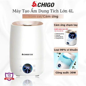 Máy phun sương tạo độ ẩm không khí CHIGO máy xông phòng dung tích 4000ml phun sương liên tục 10H