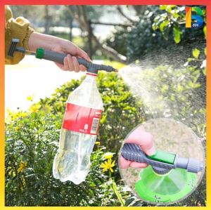 Water Bottle Air Pump Spray Head Nozzle Manual Sprayer Adjustable Bottle Garden Watering Tool Disinfectant Sanitizer Car Wash Water Spray