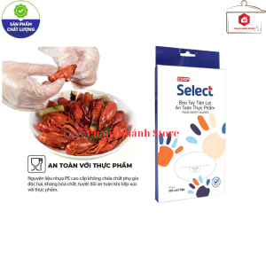 Bao Tay Nhựa Tự Huỷ Sinh Học Co.op Select Hộp 100 Cái