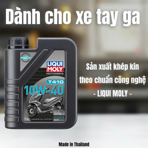 DẦU NHỚT XE MÁY CAO CẤP LIQUI MOLY 10W-40 API SP 1LIT MADE IN LIQUI MOLY THAILAND