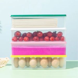 SZXBOGS Large Capacity Spaghetti Container Space-Saving Fresh-keeping Noodle Preservation Box Quality Rectangular Pasta Box Kitchen