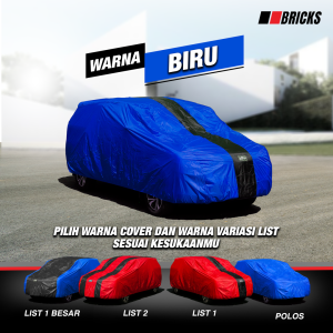 Car Cover Body Sarung Mobil Tiggo 7 Pro Pelindung Anti UV & Custom Warna Primelux BRICK