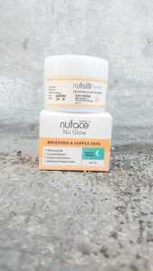 Krim Siang Malam Glowing Nuface Nu Glow Day Cream & Night Cream Brighten & Supple Skin 15g