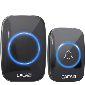 [Gamit PH]CACAZI A10 High quality wireless doorbell AC 100-240V waterproof 300M range door bell home 38 chimes door ring