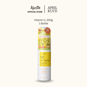 Ajuste UV Spray | Vit C 200g | SPF50+/PA++++ | Sunscreen/Sunblock | Lightweight | Lightens Dark Spots | [Made in Japan]